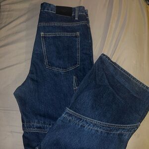 Stylish Blue Men's Flare Jeans